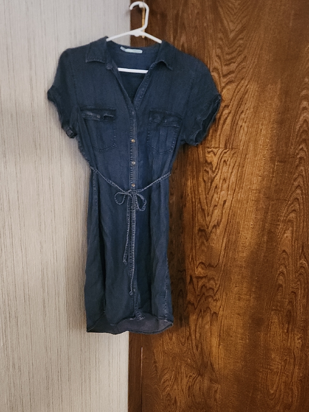 Maurices Dark Denim Shirt Dress